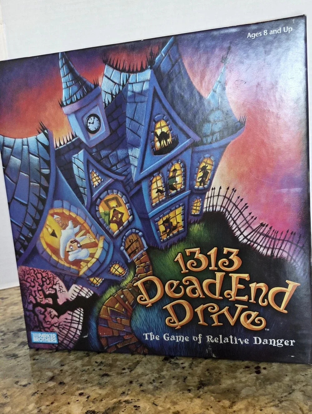 1313 Dead End Drive Parker Brothers 2002 Mystery Board Game Complete Ages 8+ Vtg